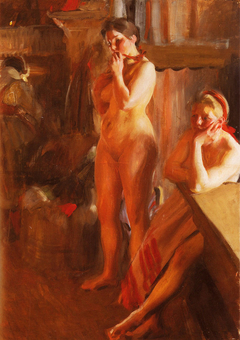 Firelight by Anders Zorn