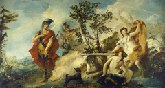 Carlo and Ubaldo Resisting the Enchantments of Armida's Nymphs by Giovanni Antonio Guardi