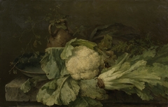 Cauliflower and endive by Margaretha Roosenboom