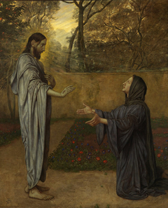 Christus als Gärtner by Hans Thoma