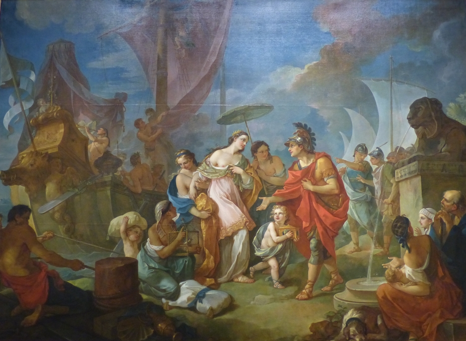Cleopatra's arrival at Tarsus