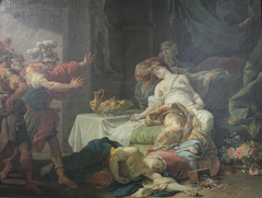 Cléopâtre expirante by Louis-Jean-François Lagrenée