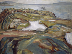 Coastal Landscape by Edvard Munch