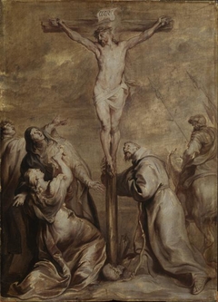 Crucifixion with Saint Francis by Anthony van Dyck