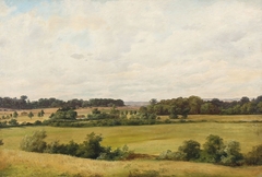 Danish summer landscape by Axel Schovelin