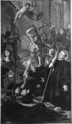 Das Martyrium des hl. Placidus und seiner Gefährten by Oswald Onghers