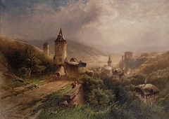 Das Steegertor in Bacharach am Rhein by Nicolai Astudin