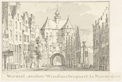 De Wiemel of Windmolenpoort te Nijmegen by Cornelis Pronk