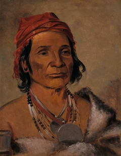 Deep Lake, an Old Chief by George Catlin