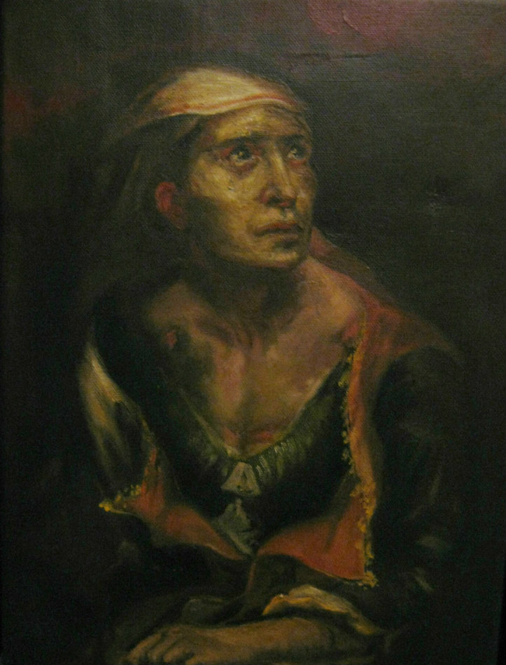 "Delacroix - The Massacre at Chios" - detail - copy