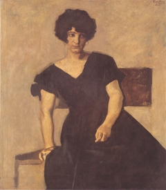 Des Künstlers Tochter Lorli by Albin Egger-Lienz