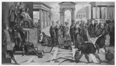 Die Königin von Saba vor Salomo by Jacopo Tintoretto