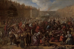 Distribution of Herring and White Bread at the Relief of Leiden, 3 October 1574 by Otto van Veen