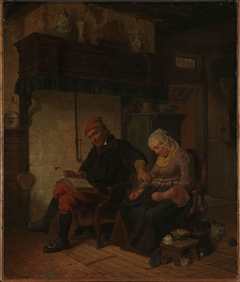 Domestic Worship in a Sailor's Home by Rudolf Jordan