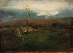Early Spring: Sun Struggling Through Clouds (Landscape)