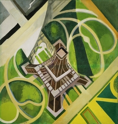 Eiffel Tower and Gardens, Champ de Mars by Robert Delaunay
