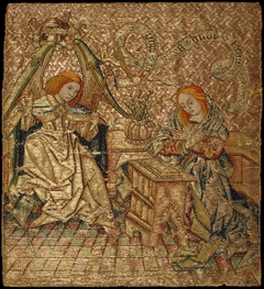 Embroidery with the Annunciation by Anonymous