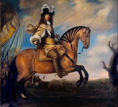 Equestrian portrait of Carl Gustaf Wrangel (1613-1676) by David Klöcker Ehrenstrahl