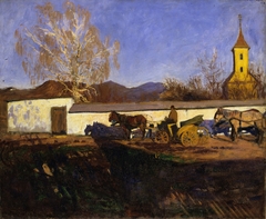 Evening in March by Károly Ferenczy