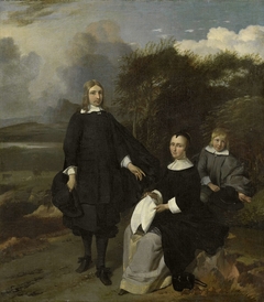 Family Group in a Landscape by Barend Graat