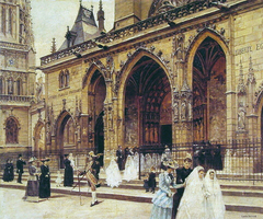 First communion, Paris - Église Saint-Germain-l'Auxerrois