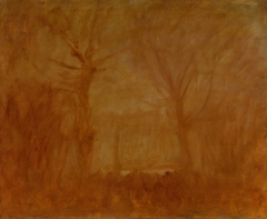 Flaming Landscape by László Mednyánszky