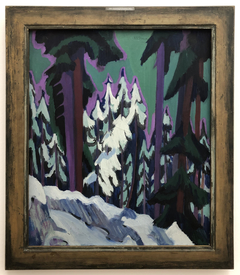 Forest in Winter by Ernst Ludwig Kirchner