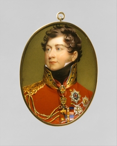George IV (1762–1830) as Prince Regent, after Lawrence by Henry Bone