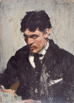 Half-length Portrait of a Young Man by Denman Ross