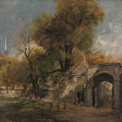 Harnham Gate, Salisbury by John Constable