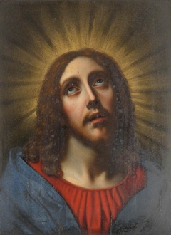 Head of Christ by after Carlo Dolci