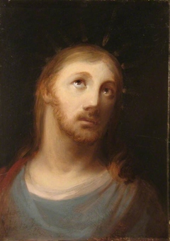 Head of Christ by possibly German School