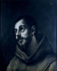 Head of Saint Francis by El Greco