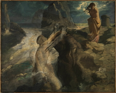 Héro et Léandre by Théodore Chassériau