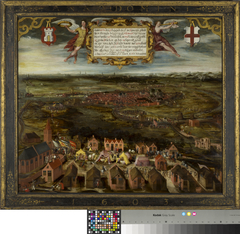 Het beleg van Alkmaar in 1573 door de Spanjaarden by Anoniem
