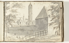 Hof van Sonoy te Alkmaar by Abraham Meyling