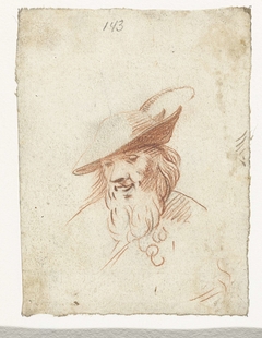 Hoofd van een man by Moses ter Borch