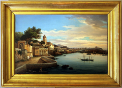 il porto di genova by Domenico Pasquale Cambiaso