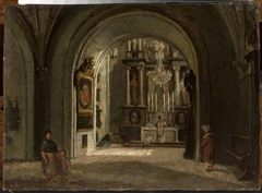 Interior of St. John’s church in Warsaw by nieznany malarz polski