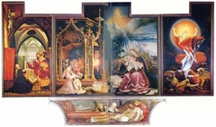 Isenheim Altarpiece, first opening‎