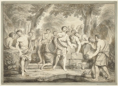 Jozef wordt door zijn broers verkocht by Louis Fabritius Dubourg