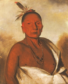 Kid-á-day, a Distinguished Brave by George Catlin