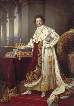 King Ludwig I of Bavaria in Coronation Regalia by Joseph Karl Stieler