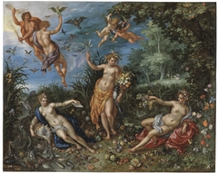 La Abundancia y los Cuatro Elementos by Jan Brueghel the Elder