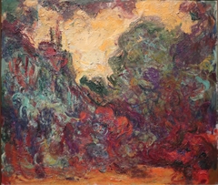 La maison vue du jardin aux roses by Claude Monet