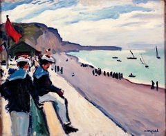 La plage de Fécamp by Albert Marquet