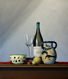 La Romanee wine bottle by Erling Steen