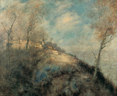 La ruta abandonada by Jean-Francois Raffaelli
