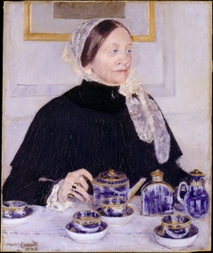 Lady at the Tea Table by Mary Cassatt