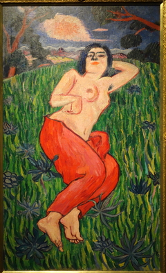 Lady on the Meadow by Tetsugoro Yorozu